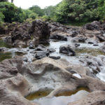 The top of the falls