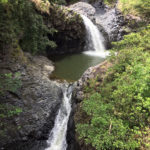 Crossing Waterfalls on the Pipwai Trail