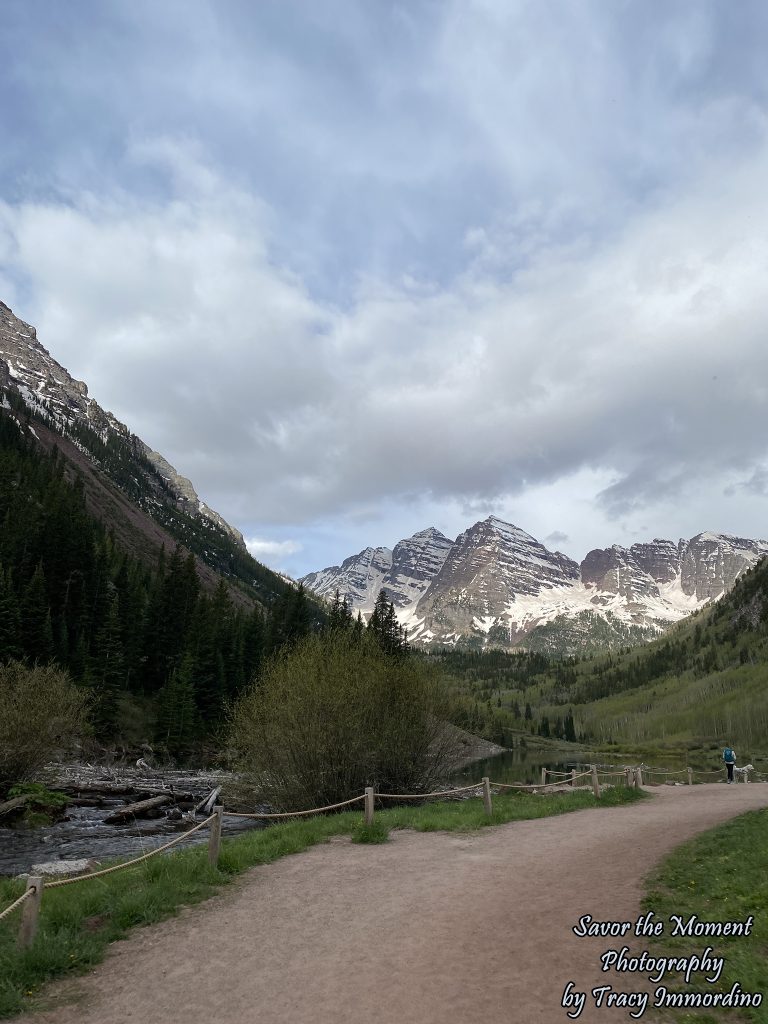 The trail to Maroon Lake